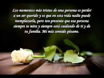 Imágenes para rendir homenaje a persona finada, estas pueden variar en su contenido.