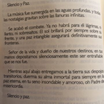 Imágenes para rendir homenaje a persona finada, estas pueden variar en su contenido.