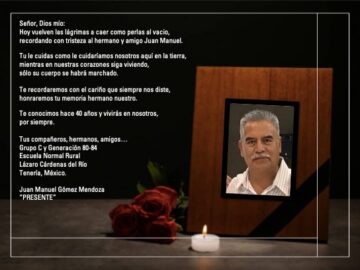 Imágenes para rendir homenaje a persona finada, estas pueden variar en su contenido.