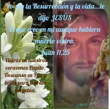 Imágenes para rendir homenaje a persona finada, estas pueden variar en su contenido.