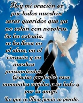 Imágenes para rendir homenaje a persona finada, estas pueden variar en su contenido.