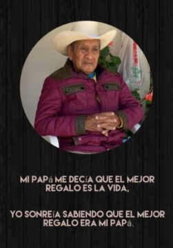 Imágenes para rendir homenaje a persona finada, estas pueden variar en su contenido.
