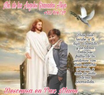 Imágenes para rendir homenaje a persona finada, estas pueden variar en su contenido.