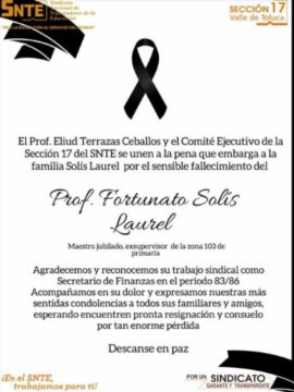Imágenes para rendir homenaje a persona finada, estas pueden variar en su contenido.