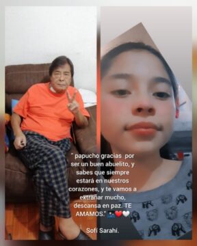Imágenes para rendir homenaje a persona finada, estas pueden variar en su contenido.