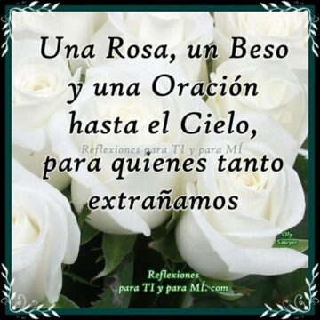 Imágenes para rendir homenaje a persona finada, estas pueden variar en su contenido.