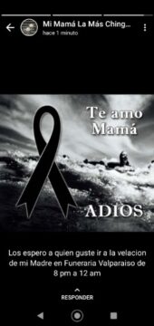 Imágenes para rendir homenaje a persona finada, estas pueden variar en su contenido.