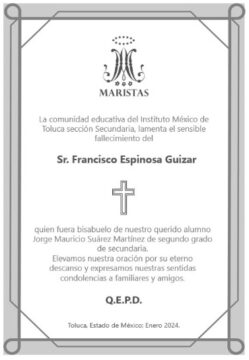 Imágenes para rendir homenaje a persona finada, estas pueden variar en su contenido.