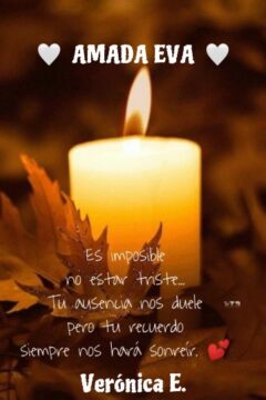 Imágenes para rendir homenaje a persona finada, estas pueden variar en su contenido.