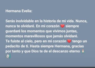 Imágenes para rendir homenaje a persona finada, estas pueden variar en su contenido.