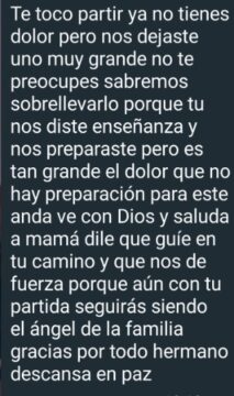 Imágenes para rendir homenaje a persona finada, estas pueden variar en su contenido.