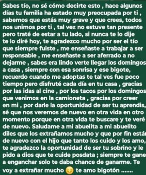 Imágenes para rendir homenaje a persona finada, estas pueden variar en su contenido.