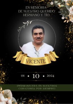 Imágenes para rendir homenaje a persona finada, estas pueden variar en su contenido.